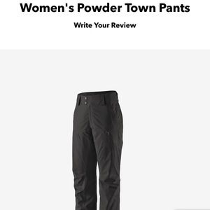 Excellent condition Patagonia Powder Bowl Ski or Snowboarding Pants